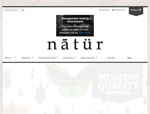 Tablet Screenshot of naturshowroom.com
